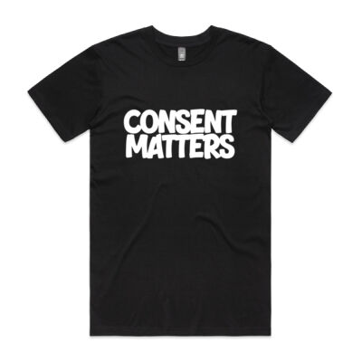 Mens 'Consent Matters' tee shirt Thumbnail