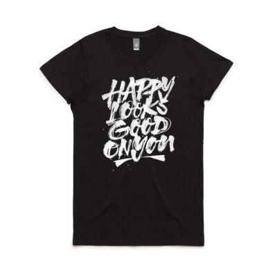 Womens Happy looks good - tee Thumbnail
