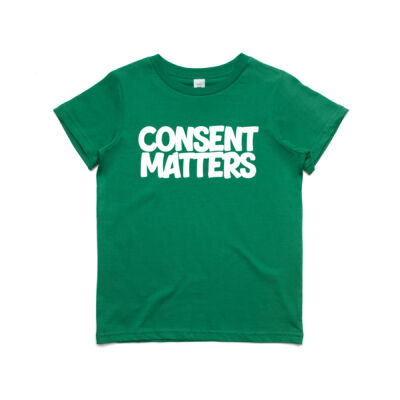 Kids 'Consent Matters' Coloured Tee Thumbnail