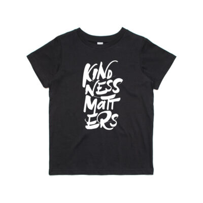 Kindness matters Kids coloured Tees Thumbnail
